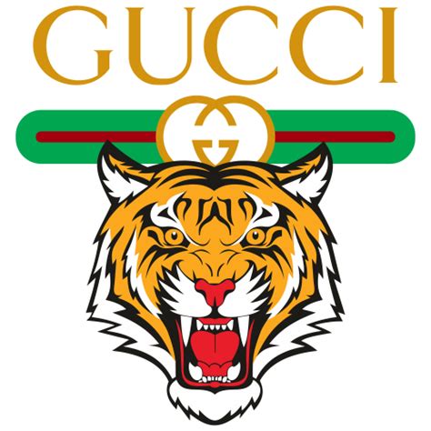 gucci blousse tiger head red letters|gucci tiger logos.